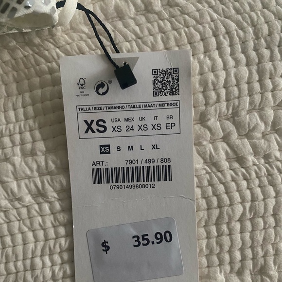 BNWT Blogger Favorite Zara Top - Picture 7 of 8